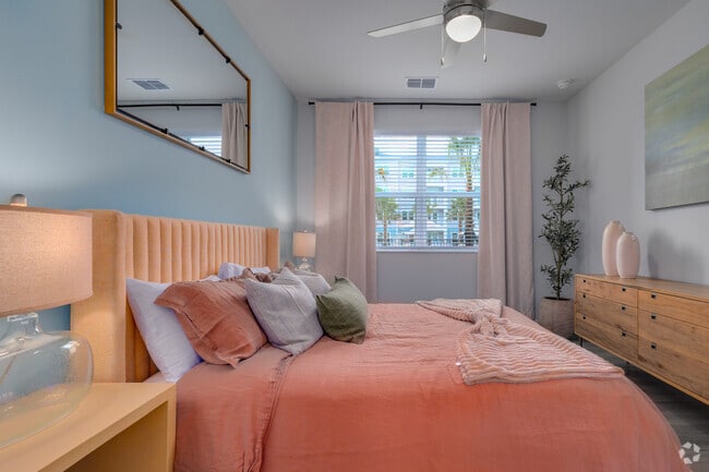 B1 - 1BR, 1BA - 1,098SF - Primary Bedroom - The Winslow Residences