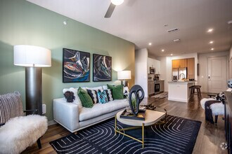 2BR, 2BA - 1,191SF - Living/Kitchen - JAMESON