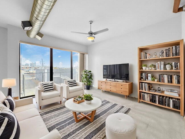 Living Room - Ingersoll Square Lofts