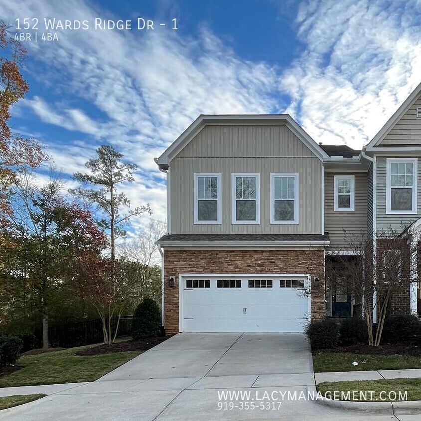 152 Wards Ridge Dr, Cary, NC 27513 Townhome Rentals in Cary NC