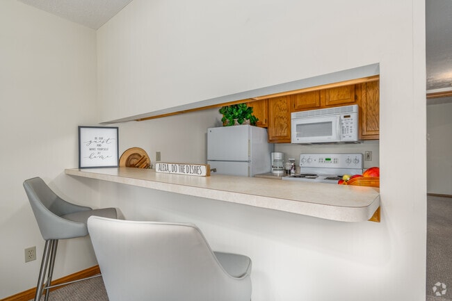 1 dormitorio, 1 baño - 516 pies cuadrados - Cocina - Garden Park Apartments