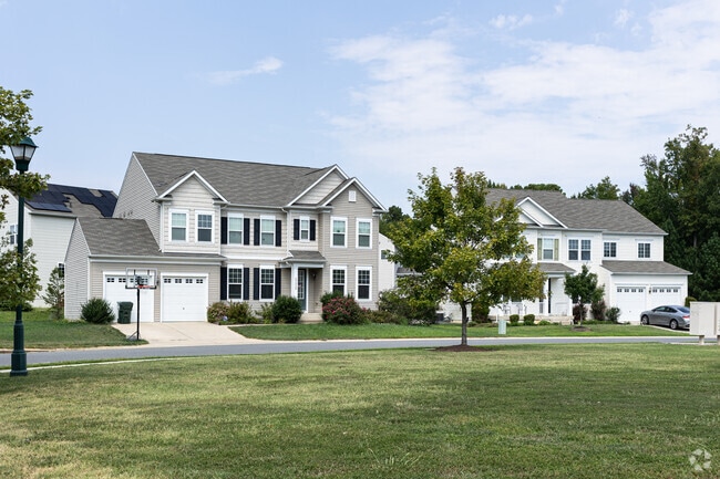 Newer colonial-style homes are still being built in Wildewood, Md.