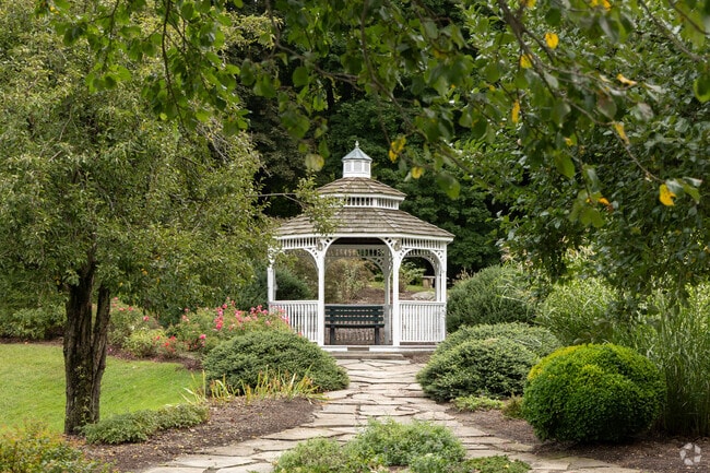 Enjoy a quiet moment in the gazebo at Tarrywile Park in Danbury.