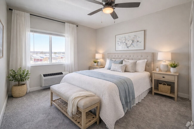 Amber Bedroom Furnished - The Jade on Tremont