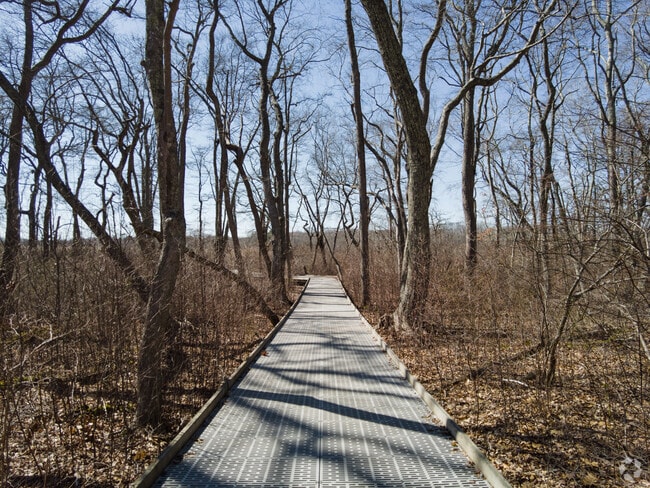 This is a popular trail for birding, hiking, and running.