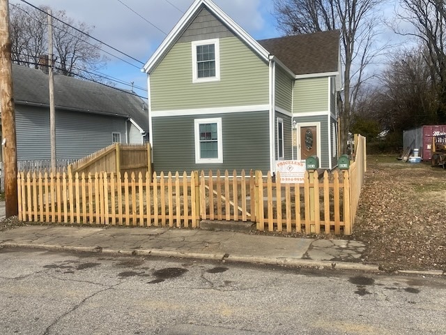 Front of Duplex - 624 E Maryland St