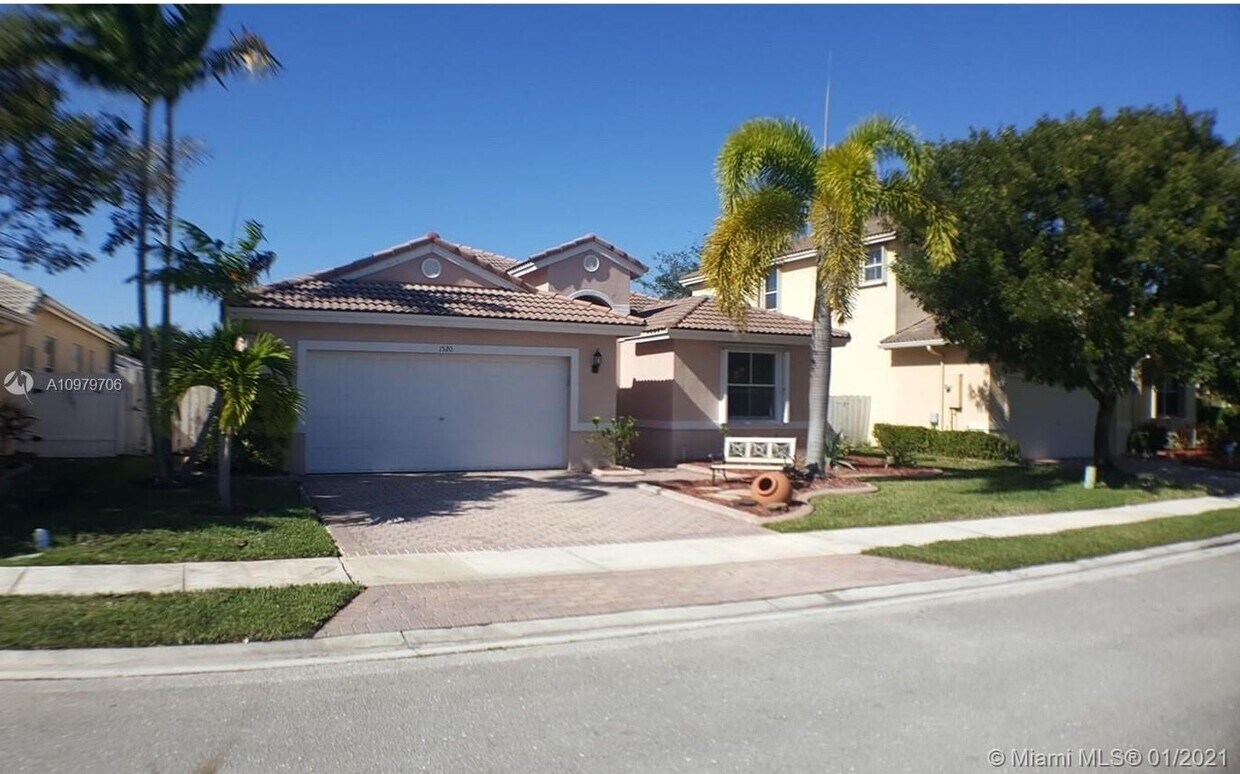 1520 SW 186th Ln, Pembroke Pines, FL 33029 House Rental in Pembroke