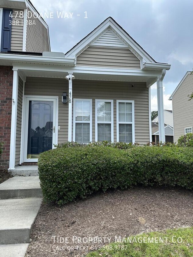 478 Doane Way, Charleston, SC 29492 Townhome Rentals in Charleston SC
