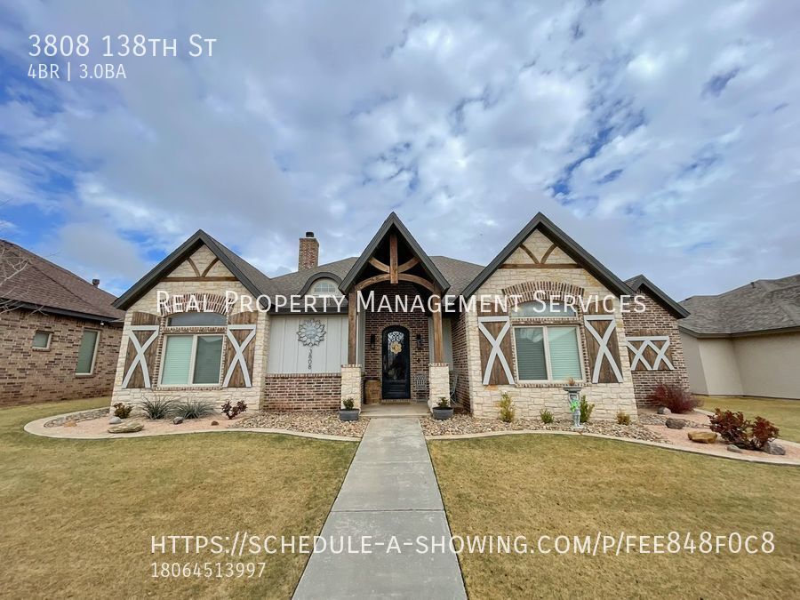 3808 138th St, Lubbock, TX 79423 House Rental in Lubbock, TX