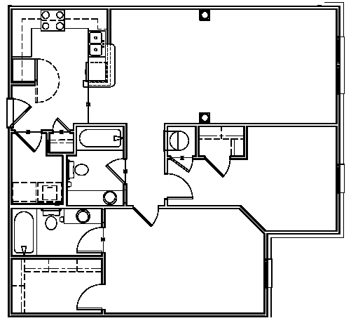 2BR/2BA - Breckenridge Court Apartments