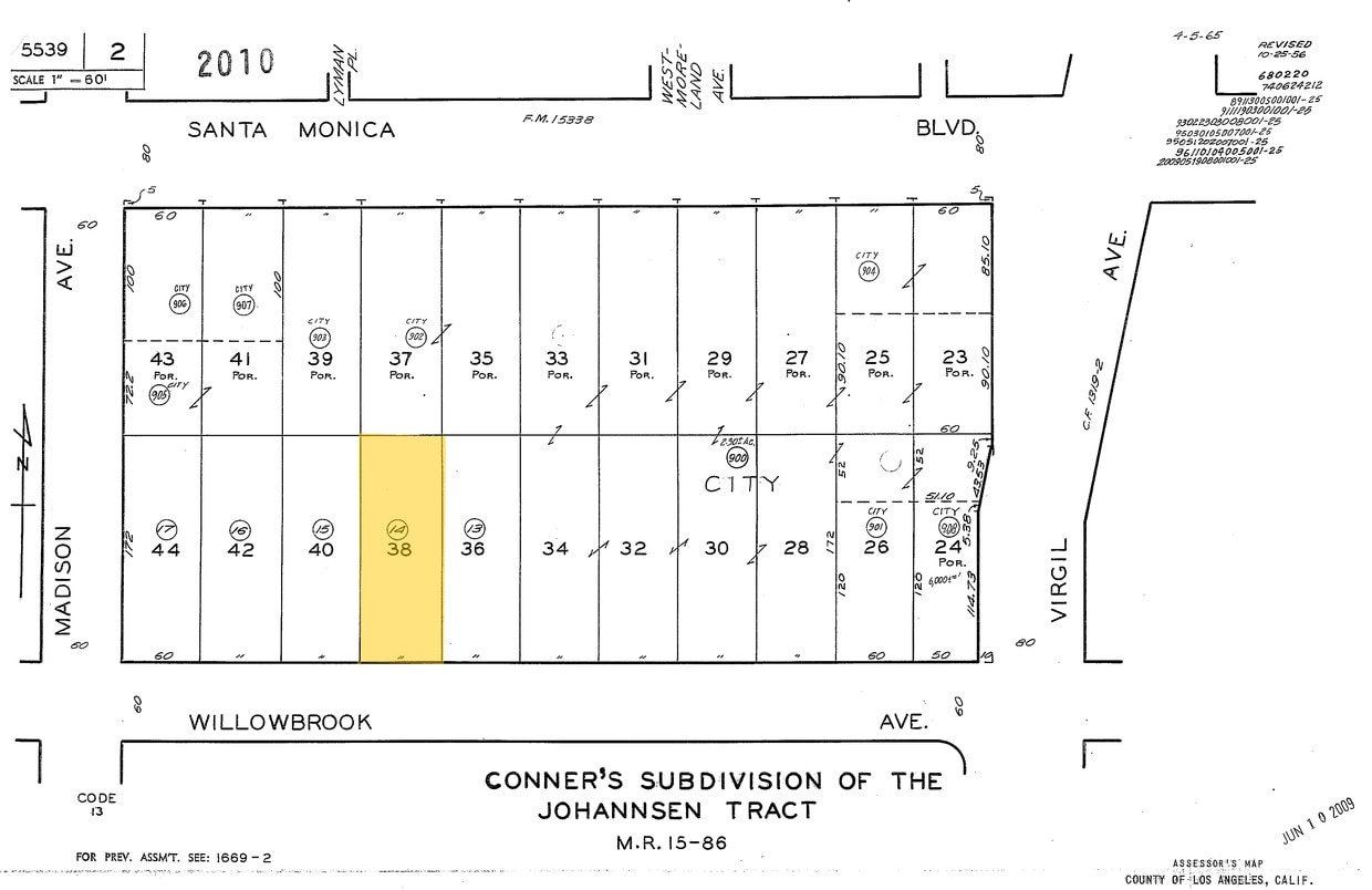 Mapa de la parcela - The Willow Brook Bungalows