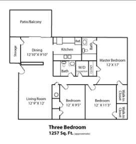 3BR/2BA - Lexington Green