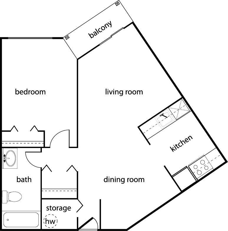 Plano de planta - College Parkway Place