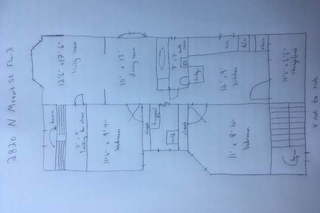 Floor Plan - 2820 N Mozart St