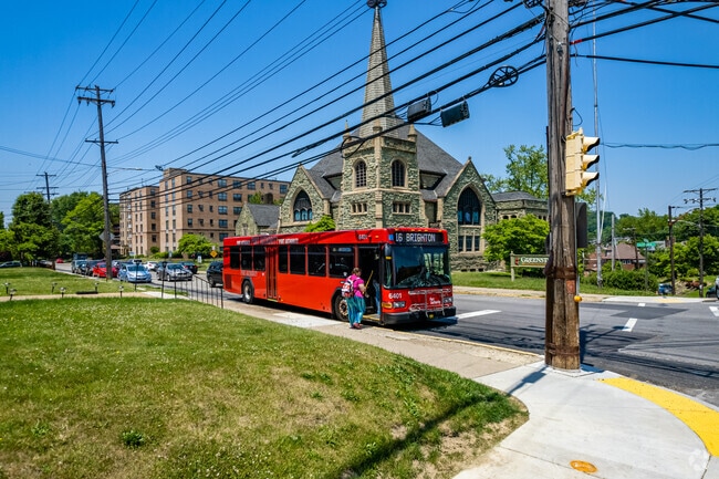 PRT bus stops are all through Avalon making it easy to get from place to place.