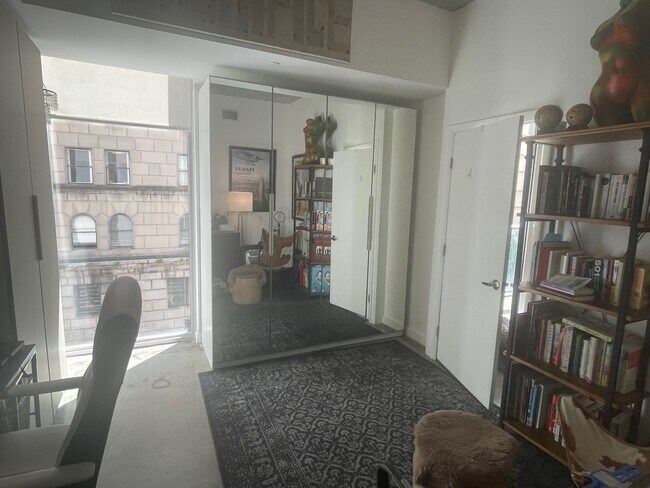 Bedroom #2 with mirrored wardrobe - 151 SE 1st St