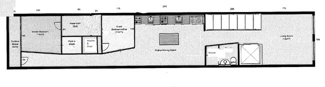 Floor plan - the whole floor! - 806 Penn Ave