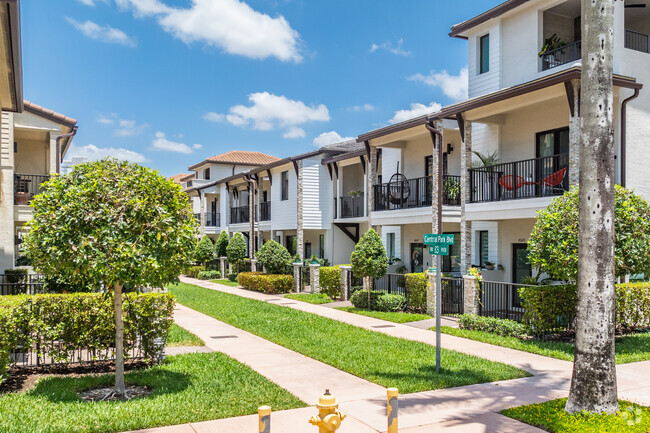 8385 Central Park Blvd - Entrance - Urbana Condos and Townhomes