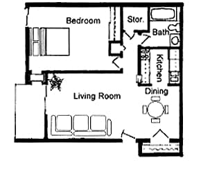 The Monterey Apartments and Townhomes – 1 Bed/1 Bath