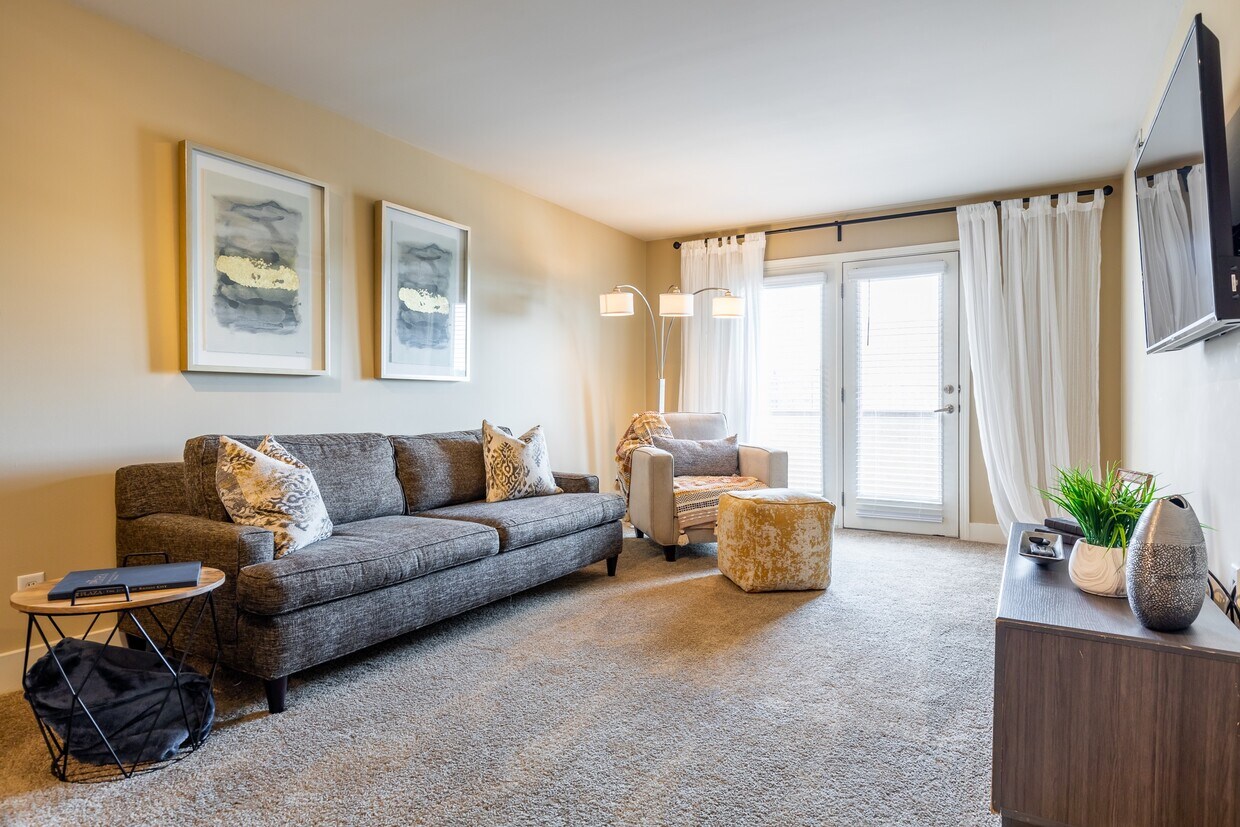Sala de estar - Cambria Luxury Apartment Homes