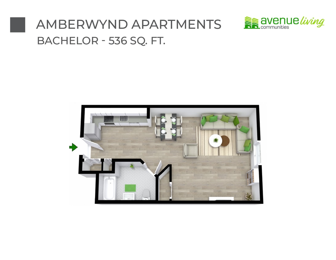 Floorplan - Amberwynd Apartments
