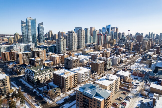 Aerial Photo - Beltline on 14th Apartments