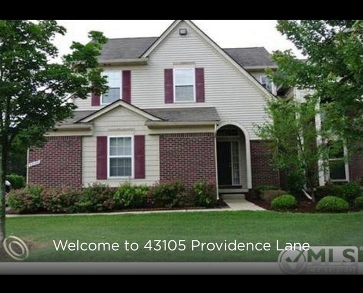 View from front of house - 43105 Providence Ln