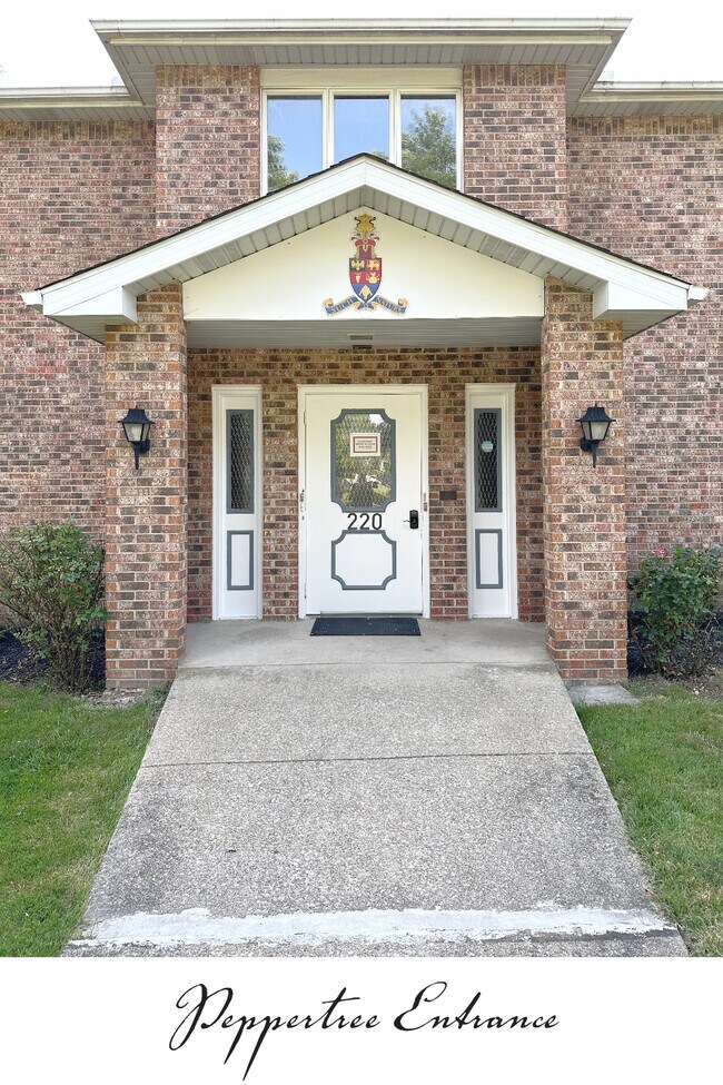 Peppertree Entrance - 220 Peppertree Dr