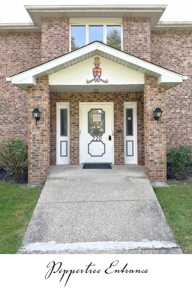 Peppertree Entrance - 220 Peppertree Dr