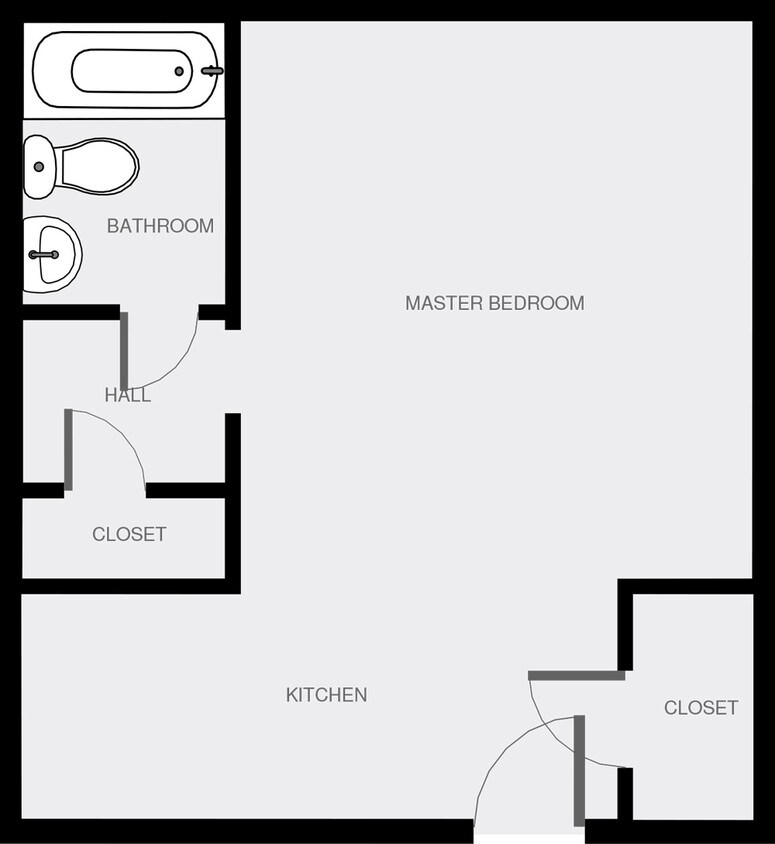 Studio - Lakewood Plaza Apartments