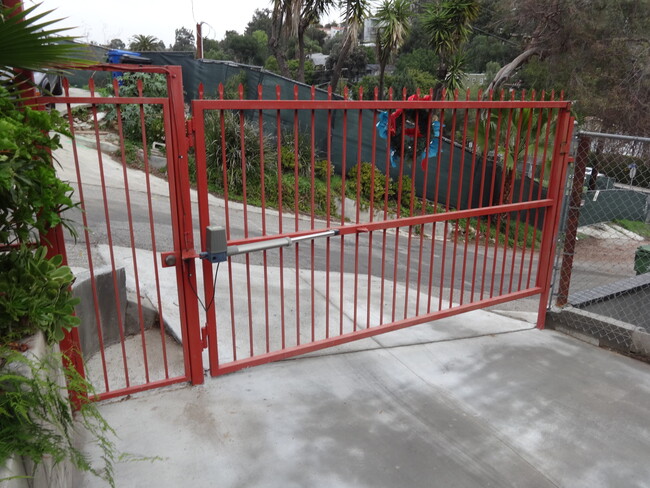 Exit gate from driveway - 1972 Avalon St