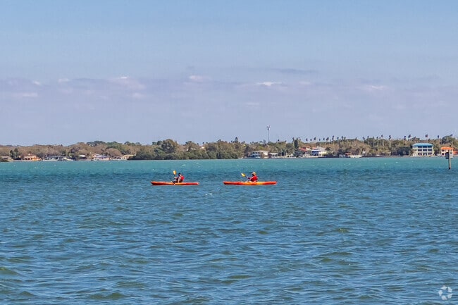 Kayaking is common along Caladesi Island’s mangrove-lined waters.