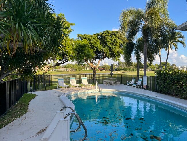 Seldom used pool with panoramic view of Coral Ridge CC - 4820 NE 23rd Ave
