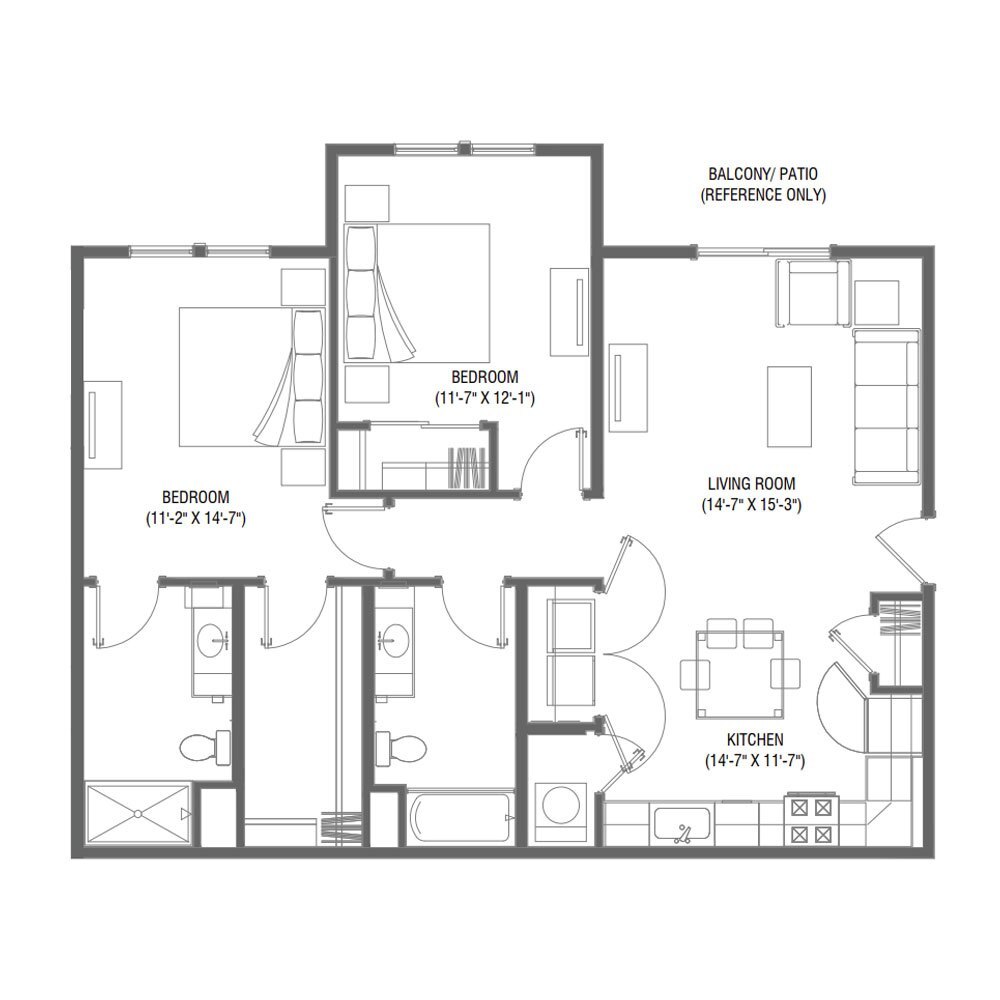 Harrison Landing Apartments – C3, Stripes