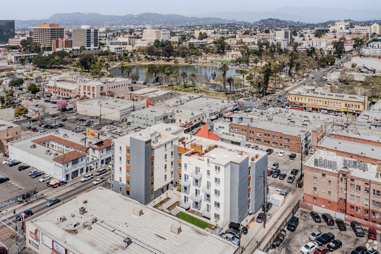 Aerial View - 740 S Alvarado St