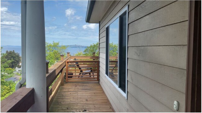 view from main entrance - 5634 SW Admiral Way