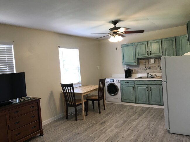 There’s a stackable washer/dryer now. - 9201 Owings Manor Ct