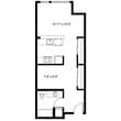 Open 1 Bedroom B