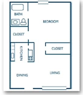 1BR/1BA - The Place Apartment Homes