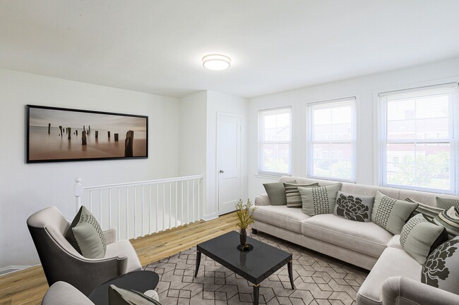 Living Area-Renovated - Baybrook Village Apartments