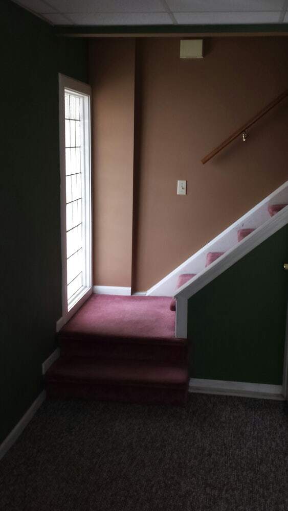 glass blocks illuminate stairwell - 152 E Elm Street