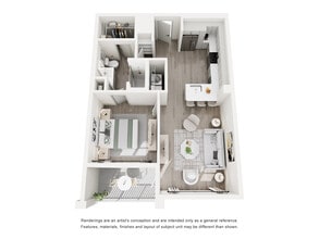 Amelia | 1 Bedroom 1 Bathroom - Silver Collection at Saxony
