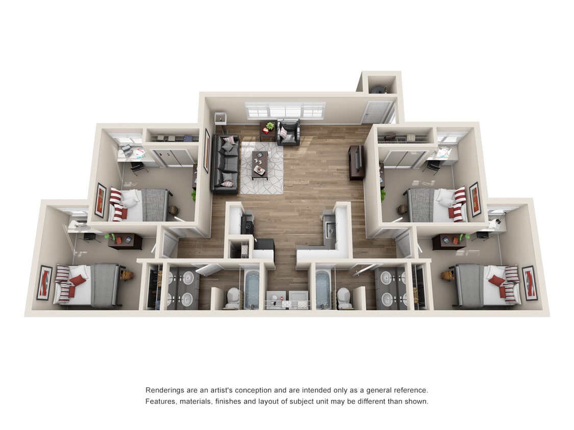 Plano de planta - Maison Burbank