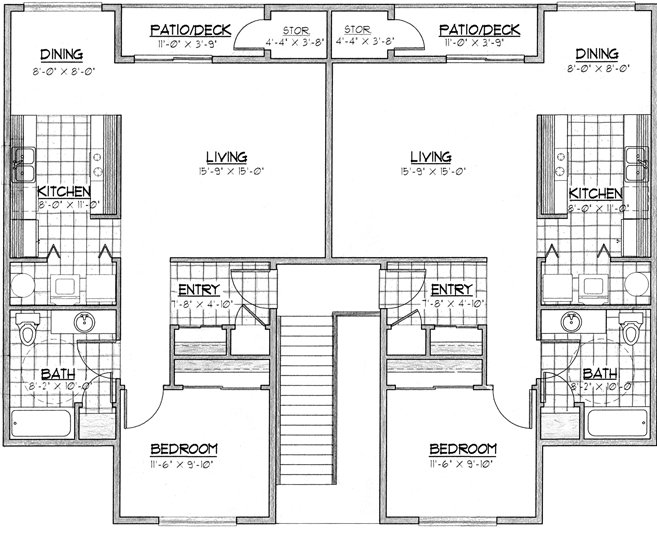 Plano de planta - Highland Crest