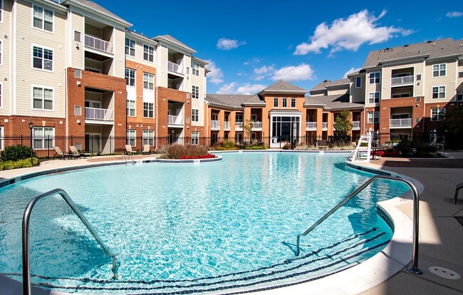 Free-Form Pool & Outdoor Living Areas - Serenity Place at Dorsey Ridge