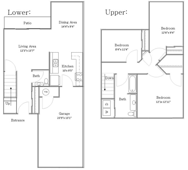 Interior Photo - Courtyard Townhomes
