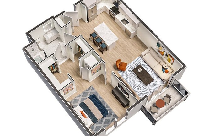 Floorplan - Dwell at Second Street-New Construction