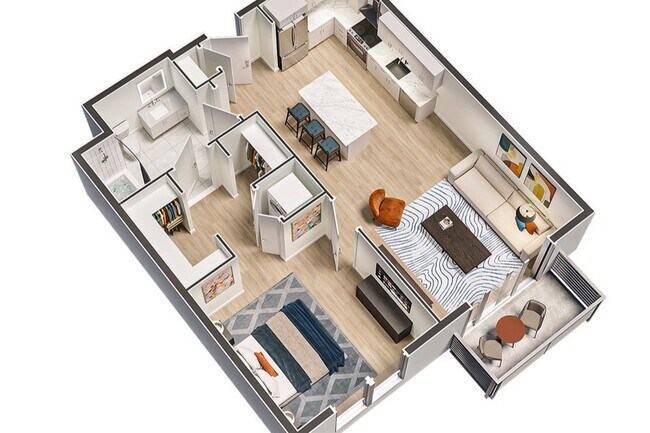 Plano de planta - Dwell at Second Street-New Construction