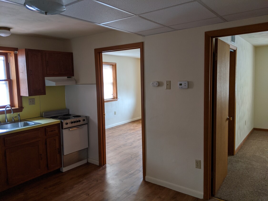 From Kitchen with Living Room on left - 143 Baltimore St