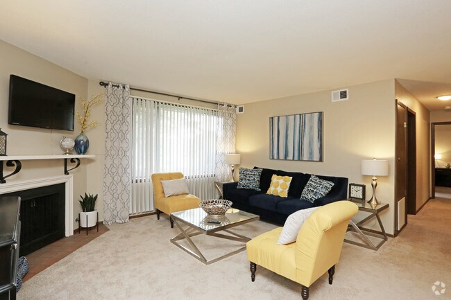 2HAB, 1.5BA - Cypress 1,000 ft² - Sala de estar - Country Club Village Apartments